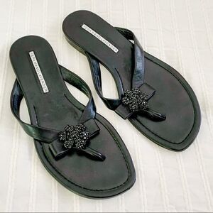 Vera Wang Lavender Collection leather sandals